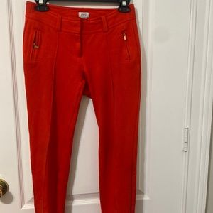 Cache coral pants sz 0 with spandex run small but stretches with spandex